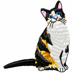 Cats Embroidery Design 7 Cats Embroidery Design 7